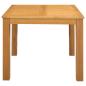 Preview: Esstisch 90 x 90 x 75 cm Massivholz Eiche Natur Quadratisch