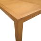 Preview: Esstisch 90 x 90 x 75 cm Massivholz Eiche Natur Quadratisch