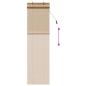 Preview: Rollo Braun 40 x 220 cm Bambus