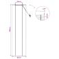 Preview: Rollo Braun 40 x 220 cm Bambus