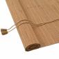 Preview: Rollo Braun 50 x 220 cm Bambus