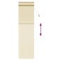 Preview: Rollo Natur 50 x 220 cm Bambus