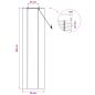 Preview: Rollo Natur 50 x 220 cm Bambus