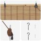 Preview: Rollo Natur 40 x 220 cm Bambus