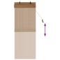 Preview: Rollo Braun 60 x 160 cm Bambus