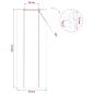 Preview: Rollo Braun 60 x 160 cm Bambus