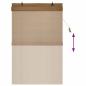 Preview: Rollo Braun 80 x 160 cm Bambus