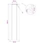 Preview: Rollo Braun 40 x 220 cm Bambus