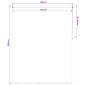 Preview: Außen-Rollos mit UV-Schutz Creme 165 x 230 cm (B x H) Polyester