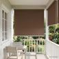 Preview: ARDEBO.de - Außen-Rollos mit UV-Schutz Taupe 100 x 230 cm (B x H) Polyester