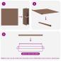 Preview: Außen-Rollos mit UV-Schutz Taupe 145 x 140 cm (B x H) Polyester