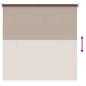Preview: Außen-Rollos mit UV-Schutz Taupe 145 x 140 cm (B x H) Polyester