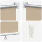 Preview: Außen-Rollos mit UV-Schutz Beige 100 x 230 cm (B x H) Polyester