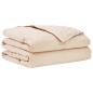Preview: Sommerdecke Beige 220 x 240 cm 100% natürlicher Kapok