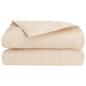 Preview: Sommerdecke Beige 220 x 240 cm 100% natürlicher Kapok