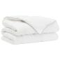 Preview: ARDEBO.de - Duvet- und Kopfkissen-Set Weiß 140 x 200 cm Bambusfaser