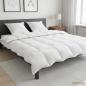 Preview: ARDEBO.de - Winterbettdecke Weiß 260 x 220 cm Bambus