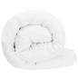 Preview: Ganzjahresbettdecke Weiß 135 x 220 cm Bambusfaser