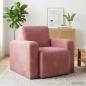 Preview: ARDEBO.de - Sessel Rosa Samt