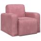 Preview: Sessel Rosa Samt
