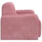 Preview: Sessel Rosa Samt