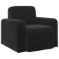 Preview: Sessel Schwarz Samt