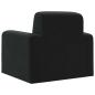 Preview: Sessel Schwarz Samt