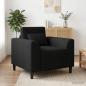 Preview: ARDEBO.de - Sessel Schwarz Stoff