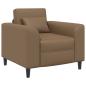 Preview: Sessel Cappuccino Kunstleder