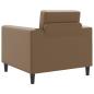 Preview: Sessel Cappuccino Kunstleder