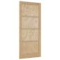 Preview: Interior Tür 93 x 211 cm Sperrholz Natur