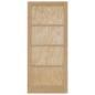 Preview: Interior Tür 93 x 211 cm Sperrholz Natur