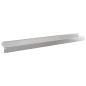 Preview: Raseneinfassung 20 stk. 100 x 10 x 8 cm Stahl Silber