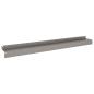 Preview: Raseneinfassung 30 stk. 100 x 10 x 8 cm Stahl Rostig