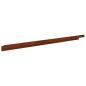 Preview: Raseneinfassung 30 stk. 100 x 10 x 8 cm Stahl Rostig