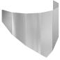 Preview: Raseneinfassung 100 x 45 cm Stahl Silber