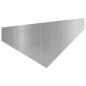 Preview: Raseneinfassung 4 stk. 100 x 45 cm Stahl Silber