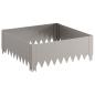Preview: Raseneinfassung 4 stk. 60 x 60 x 20 cm Stahl Rostig