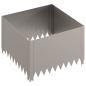 Preview: Raseneinfassung 4 stk. 60 x 60 x 35 cm Stahl Rostig