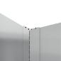 Preview: Raseneinfassung 100 x 60 x 35 cm Stahl Silber