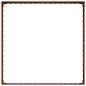 Preview: Raseneinfassung 100 x 100 x 35 cm Stahl Rostig