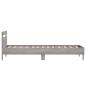 Preview: Bettrahmen Sonoma-Grau 80 x 200 cm Holzwerkstoff