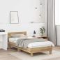 Preview: ARDEBO.de - Bettrahmen Artisan-Eiche Holzwerkstoff
