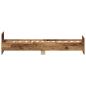 Preview: Bettrahmen Altholz 80 x 200 cm Holzwerkstoff