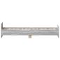 Preview: Bettrahmen Grau Sonoma 80 x 200 cm Holzwerkstoff