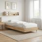 Preview: ARDEBO.de - Bettrahmen Sonoma-Eiche 80 x 200 cm Holzwerkstoff
