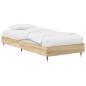 Preview: Bettrahmen Sonoma-Eiche 80 x 200 cm Holzwerkstoff