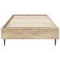 Preview: Bettrahmen Sonoma-Eiche 80 x 200 cm Holzwerkstoff