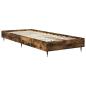 Preview: Bettrahmen Geräucherte Eiche 80 x 200 cm Holzwerkstoff