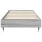 Preview: Bettrahmen Grau Sonoma 80 x 200 cm Holzwerkstoff